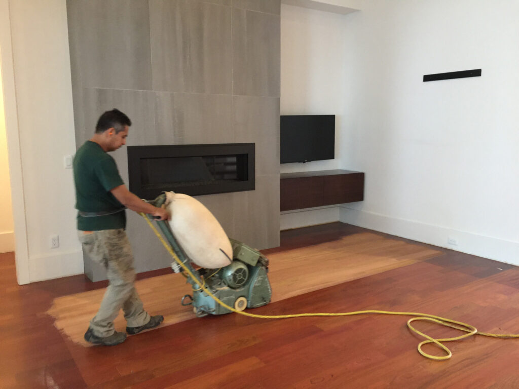 floor sanding process